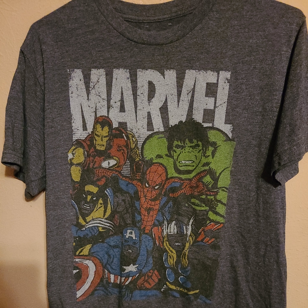 Marvel Super Hero Shirt Large